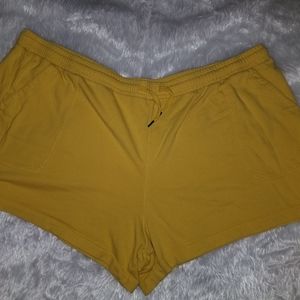 Terra & Sky Plus Size Shorts  size 4x (28/30)  GOLD
